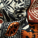Ethnic Geometry Print Button Up Shirt