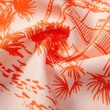 Island Print Button Up Shirt