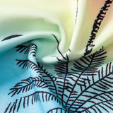 Palm Tree Seagull Print Shirt & Swim Shorts Set