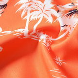 Palm Tree Tropical Flora Print Shirt & Swim Shorts Set
