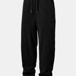 Quarter Zip Ethnic Geometric Patchwork Teddy Sweatshirt & Corduroy Jogger Set