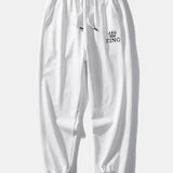 King Crown Print Relax Fit Crew Neck Sweatshirt & Jogging Pants Set