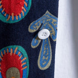 Floral Print Cotton Button Up Shirt