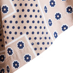 Polka Dot Flower Print Button Up Shirt