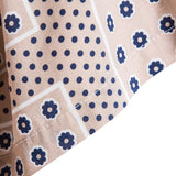 Polka Dot Flower Print Button Up Shirt