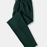 Long Sleeve Muscle Fit Ribbed Stand Collar Shirt & Ribbed Pants Set