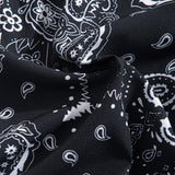 Paisley Print Shirt & Drawstring Swim Shorts Set