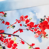Oriental Ink Painting Shirt & Man Mid Length Drawstring Swim Shorts Set