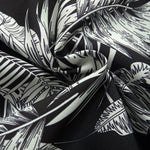 Tropical Plants Print Shirt & Drawstring Swim Shorts Set