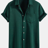 Stripe Jacquard Button Up Shirt