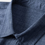 Textured Button Up Shirt with Two Pockets