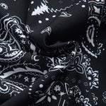 Paisley Print Shirt & Drawstring Swim Shorts Set