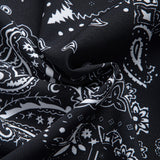 Paisley Print Shirt & Drawstring Swim Shorts Set