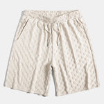Checkerboard Terry Shirt & Shorts Set