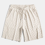 Checkerboard Terry Shirt & Shorts Set