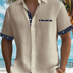 LAPEL SUMMER SHIRT FOR MEN