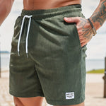 DRAWSTRING SLIM SHORTS FOR MEN