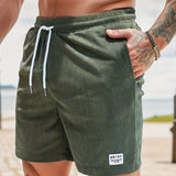 DRAWSTRING SLIM SHORTS FOR MEN