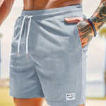 DRAWSTRING SLIM SHORTS FOR MEN