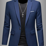 SKINNY LAPEL BLAZER FOR MEN