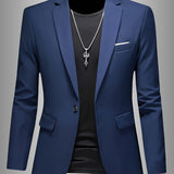 SKINNY LAPEL BLAZER FOR MEN