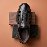 Archer Genuine Leather Closed-Toe Sandals