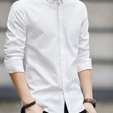 LAPEL BUTTON SHIRT FOR MEN