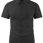 LAPEL LINEN SHIRT FOR MEN