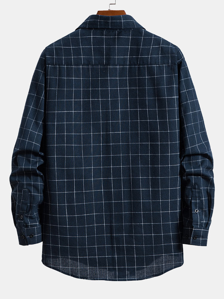 Long Sleeve Plaid Shirt