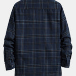 Long Sleeve Plaid Shirt with Pocket