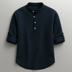 TEXTURED COTTON SHIRT FOR MEN