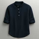 TEXTURED COTTON SHIRT FOR MEN