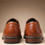 Garrison Genuine Leather Brogue Oxfords