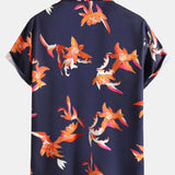 Floral Print Button Up Shirt