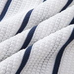 Stripe Knitted Button Up Shirt