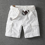 COTTON CARGO SHORTS FOR MEN