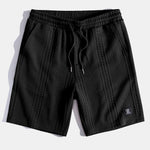 Geometric Jacquard Polo & Shorts Set