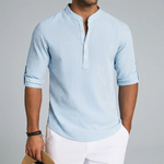 STRUCTURED WEAVE SHIRT FOR MEN