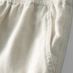 Geometric Jacquard Eyelet Cuban Shirt & Straight Leg Linen Pants Set