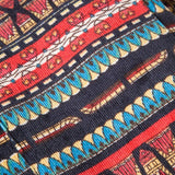 Long Sleeved Tribal Print Corduroy Shirt