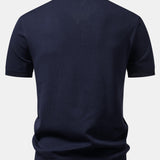 Basic Knit Polo & Knit Shorts Set