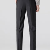 Waffle Johnny Collar Polo with Pocket & Slim Fit Tapered Trousers Set
