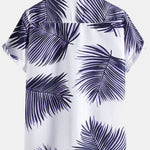 Tropical Leaves Print Shirts