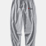 Paris Stripe Print Relax Fit Crew Neck Sweatshirt & Jogging Pants Set