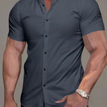 SOLID COLOR SHIRT FOR MEN