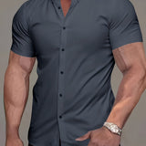SOLID COLOR SHIRT FOR MEN