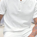 STAND COLLAR POLO SHIRT FOR MEN