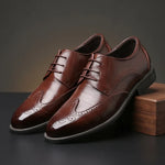 Garrison Genuine Leather Brogue Oxfords