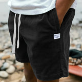 DRAWSTRING KNIT SHORTS FOR MEN
