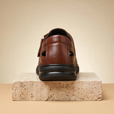 Archer Genuine Leather Closed-Toe Sandals